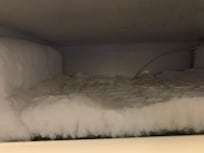 Fridge icebox totally froze up