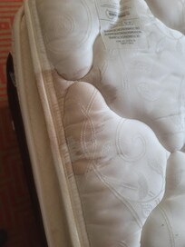 Blood stain on mattress