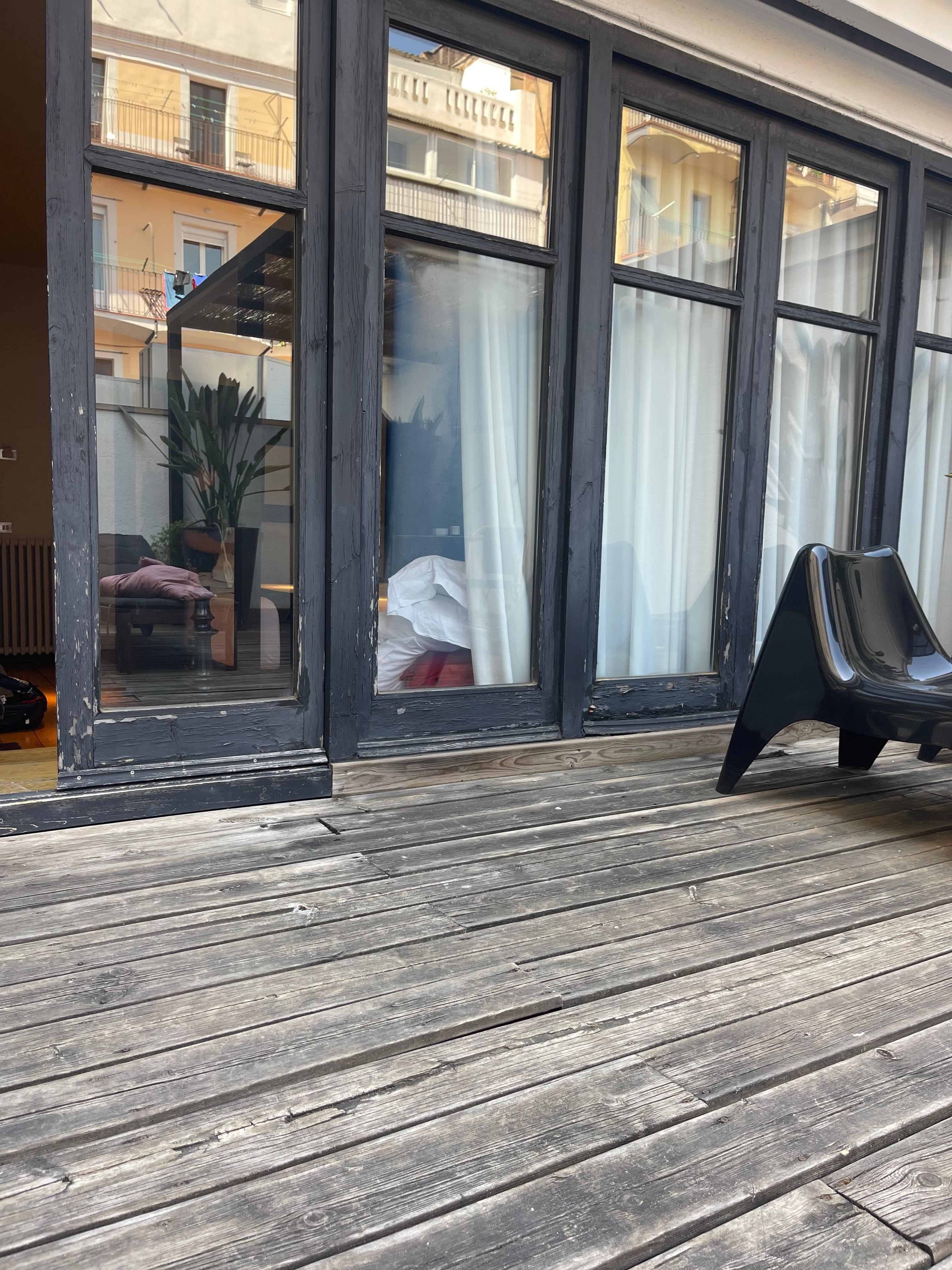 Worn out terrace