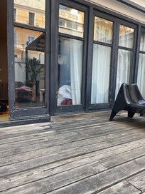 Worn out terrace