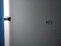 LaQuinta Towel Rack...At the sink, near the door.