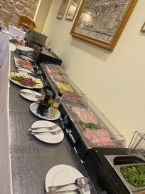 Cured meats and cheese