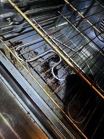 Oven was filthy