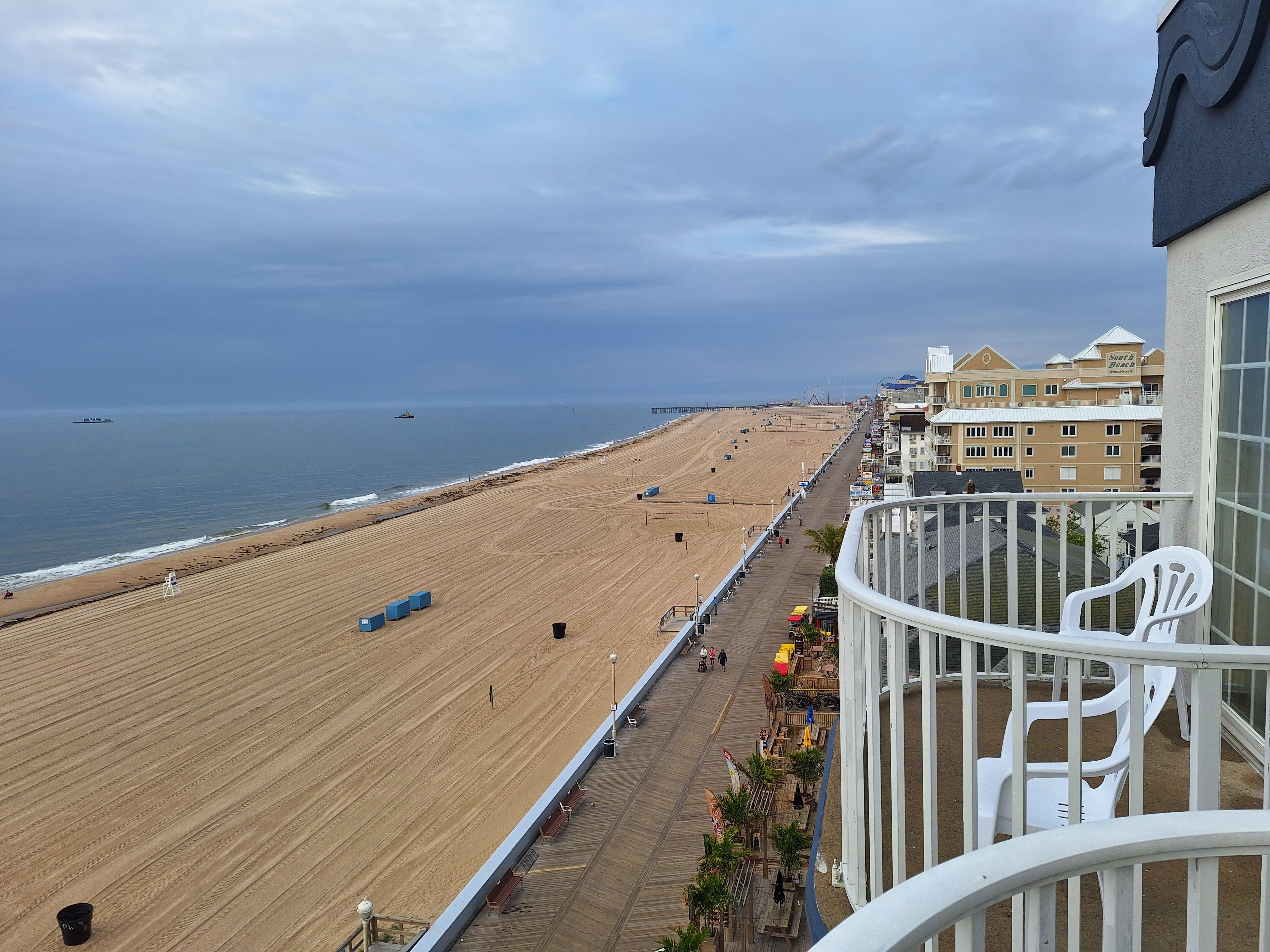 View from our room overlooking the Atlantic Ocean.