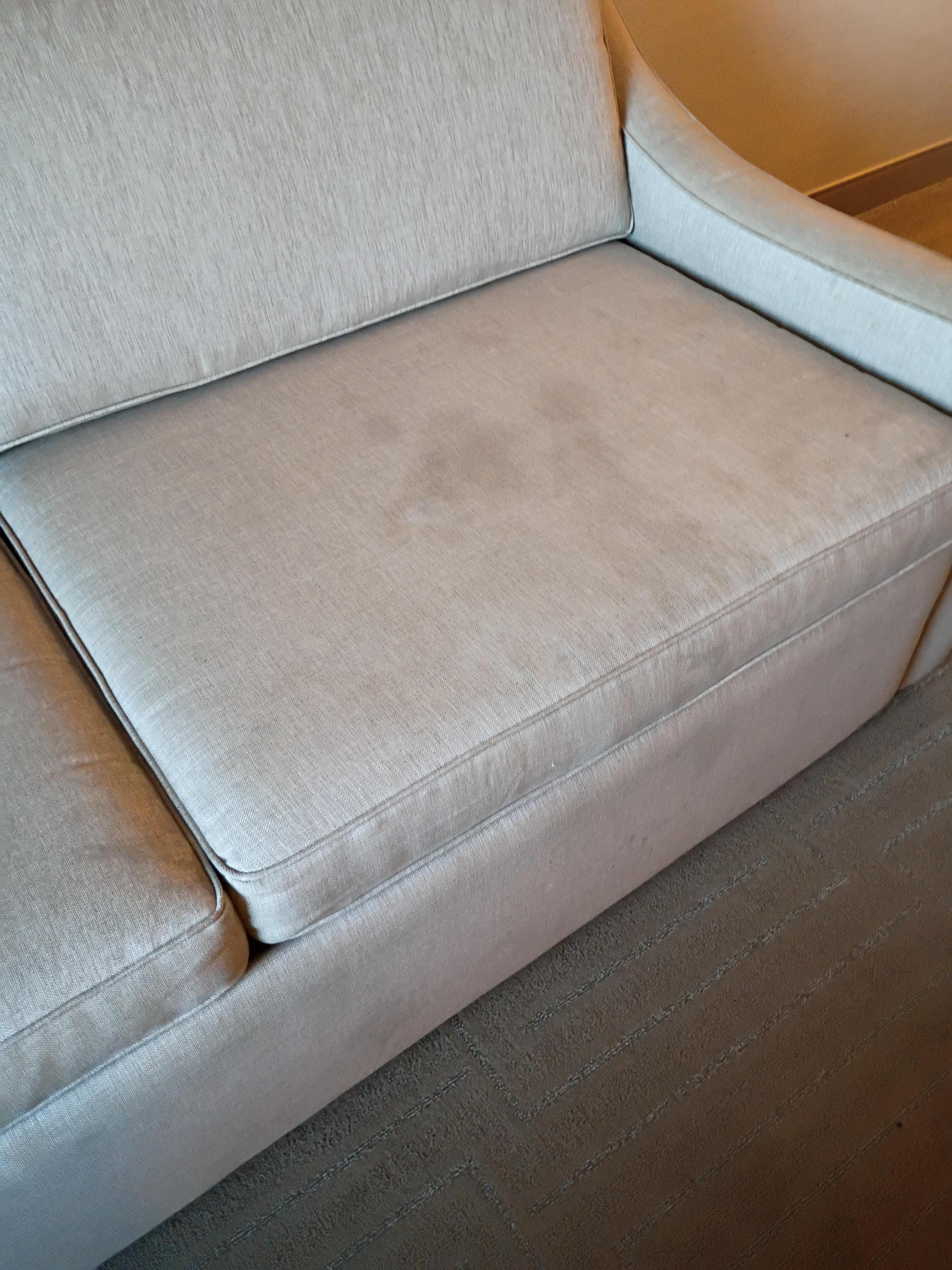 Stains on sofa