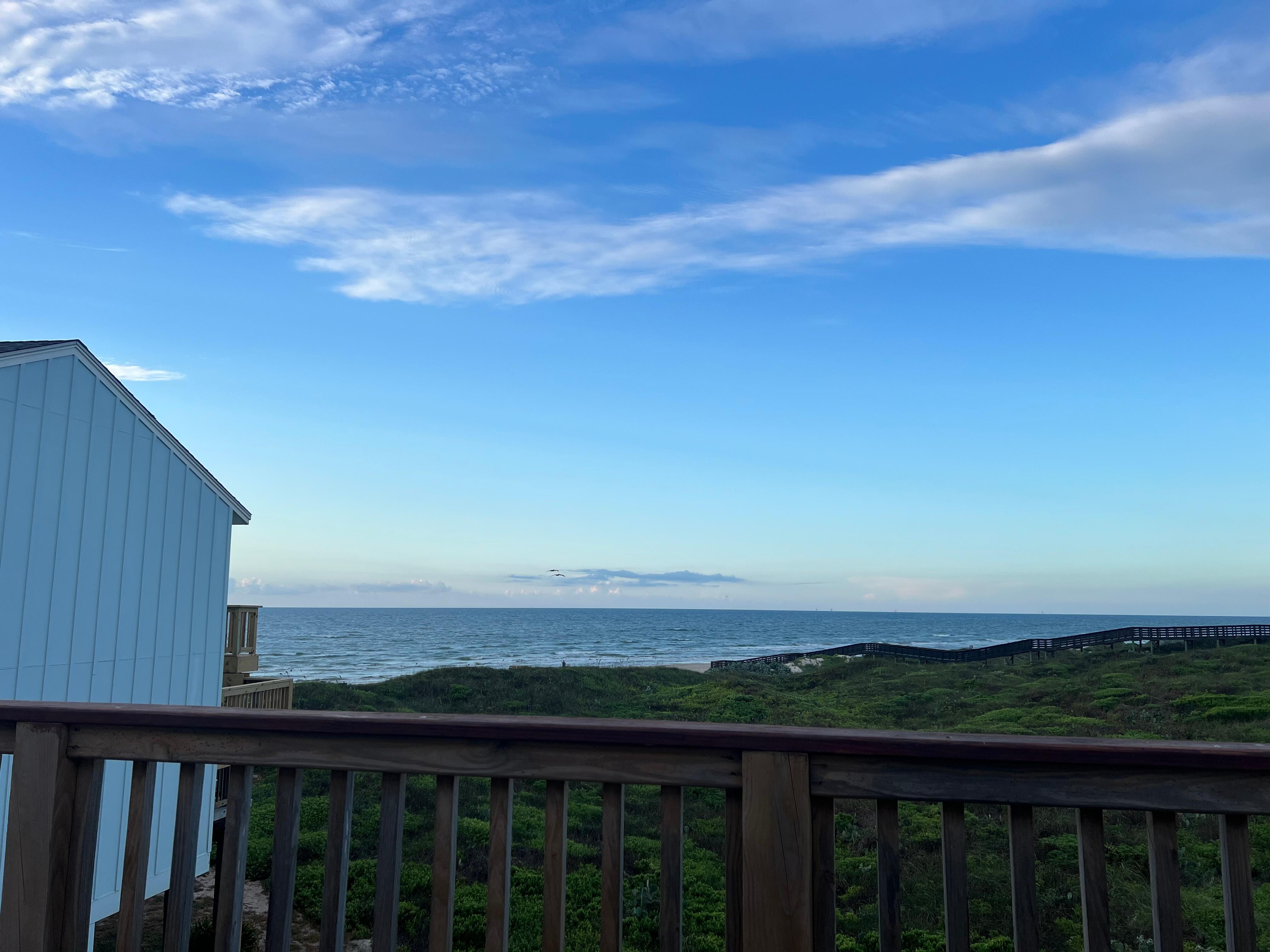 View from master bedroom balcony 