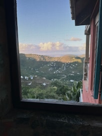 View from upstairs guest suite shower!
