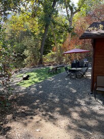 Patio, BarQ Fire pit