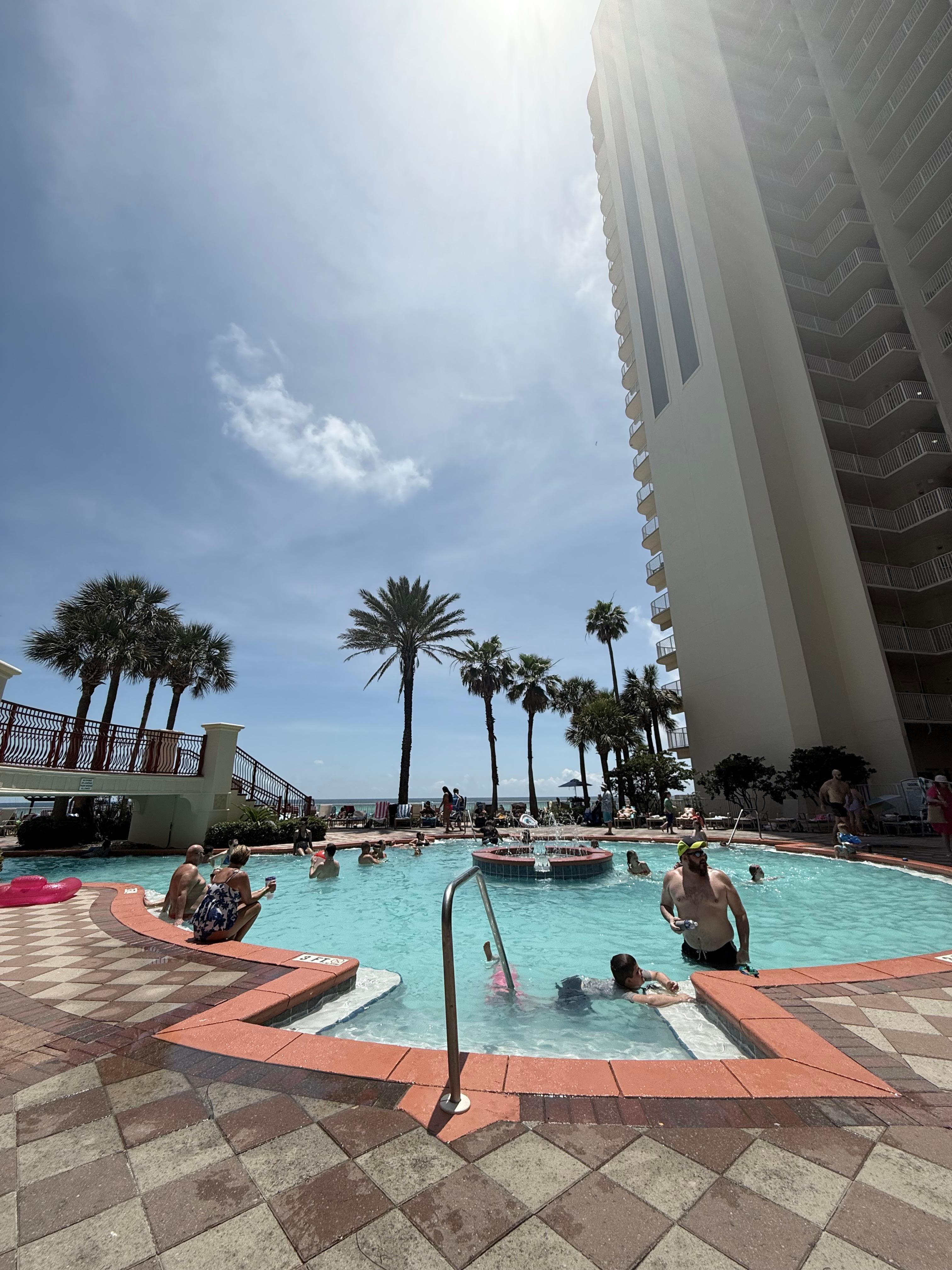View from pool