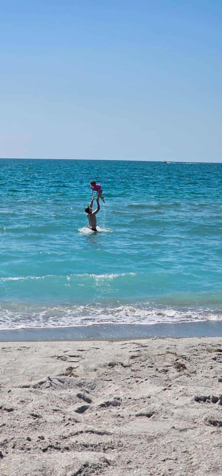 Warm, clean, calm water