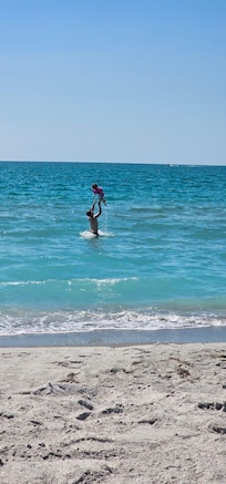 Warm, clean, calm water