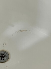 Cracks & chips in tub