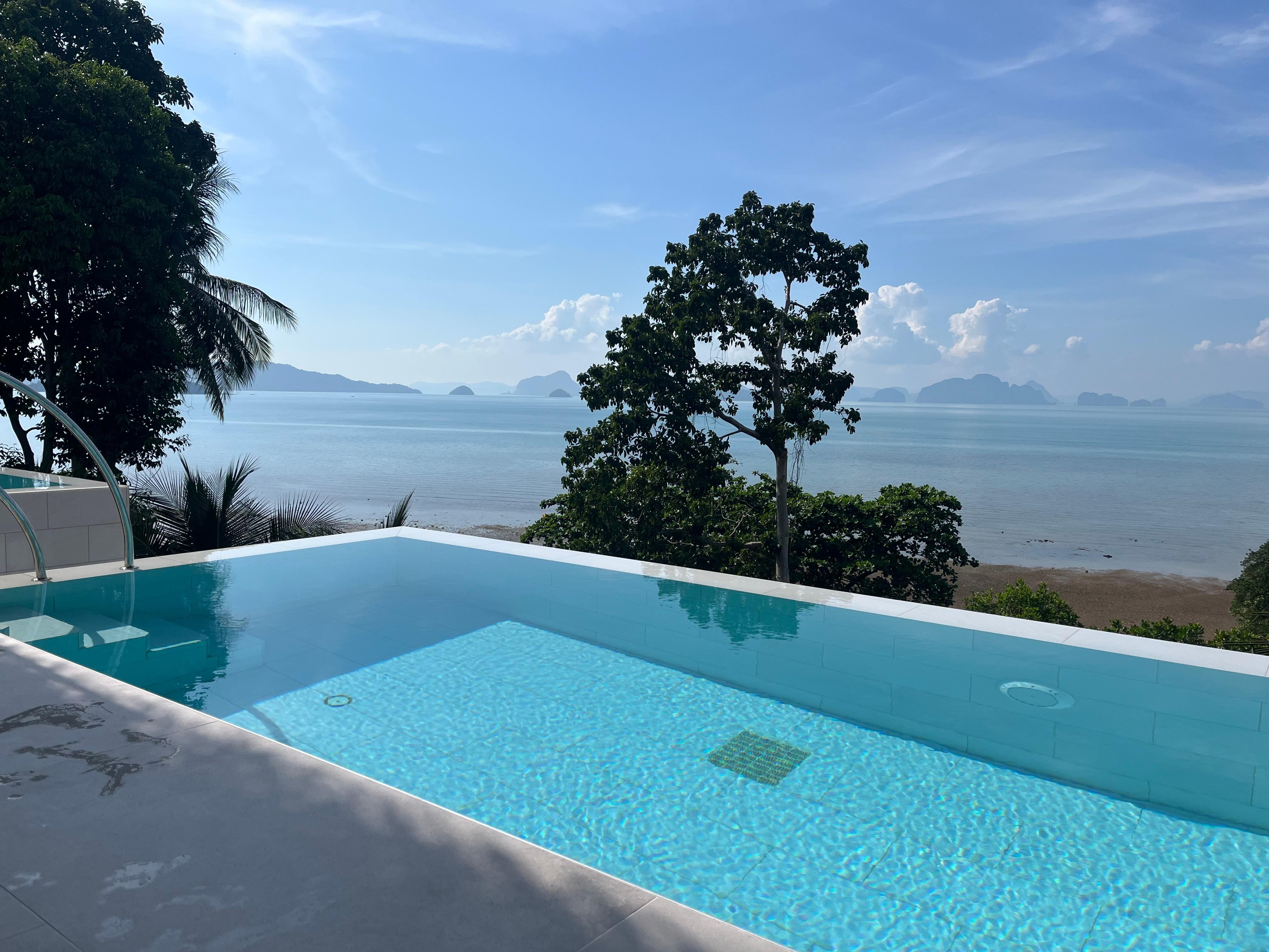 View from the room deck. 