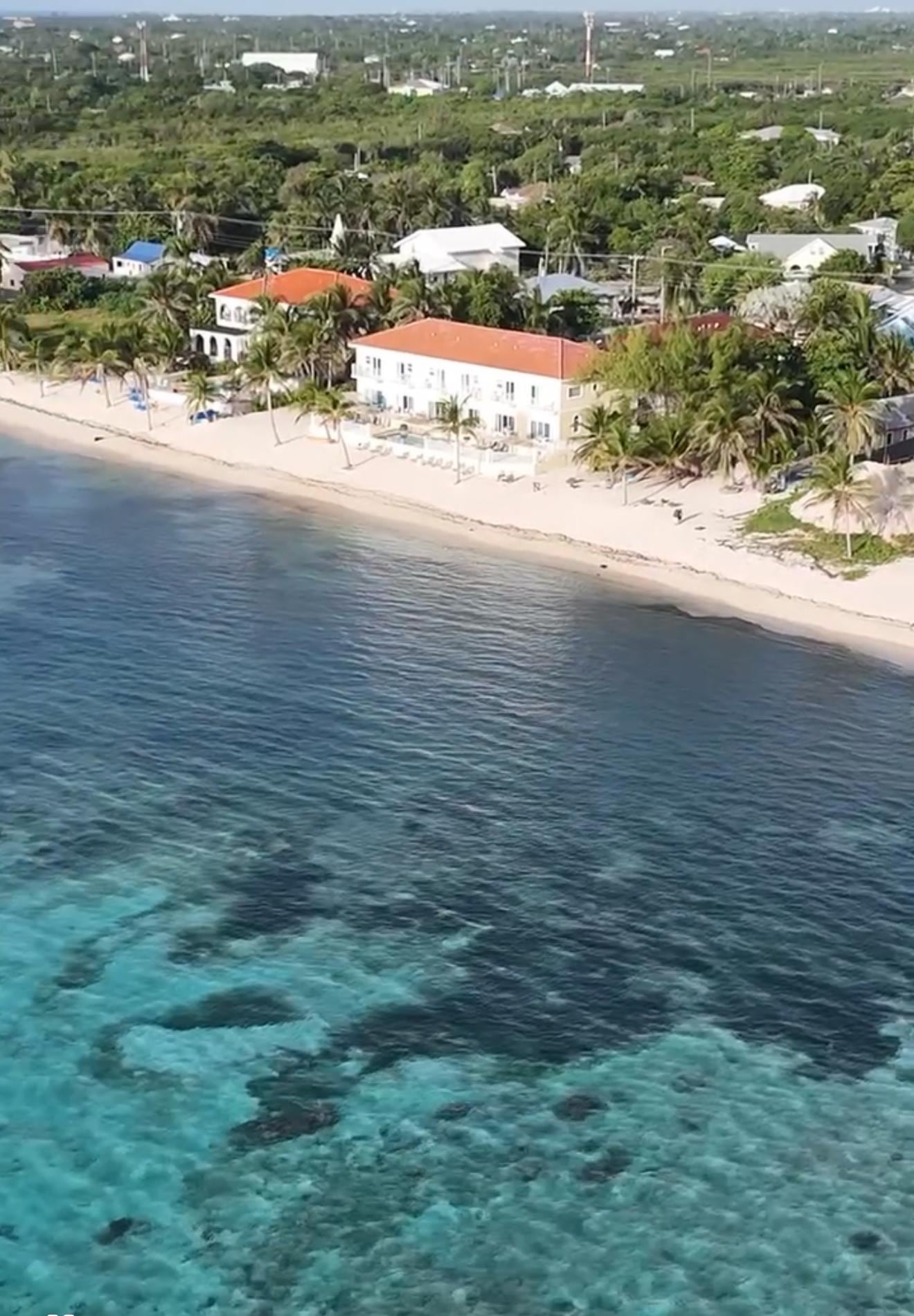 View showing how beautiful the water is. 