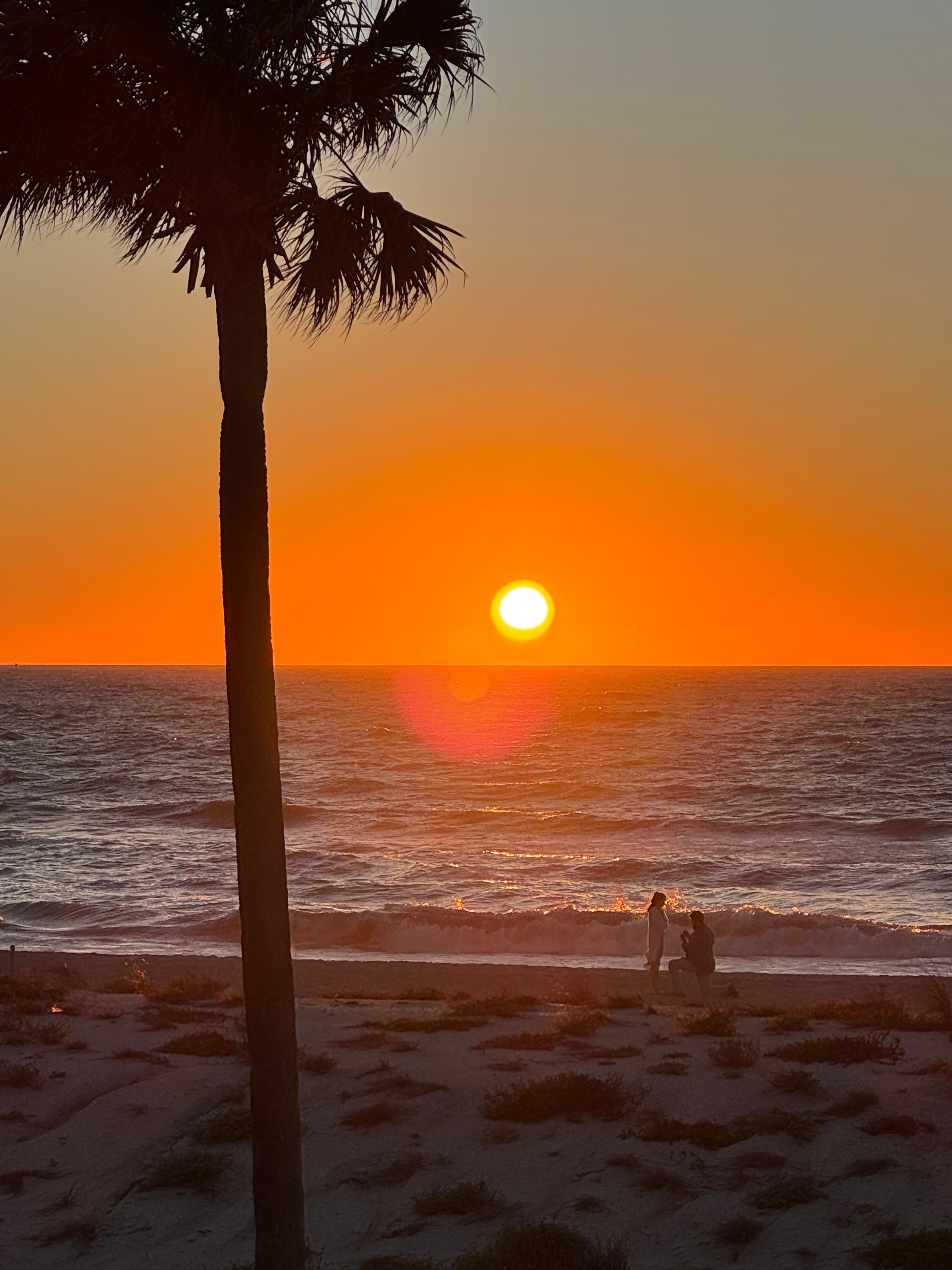Beautiful sunsets from the patio which I forgot to mention