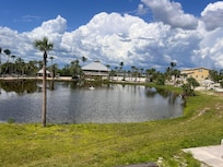 View from the screened porch.