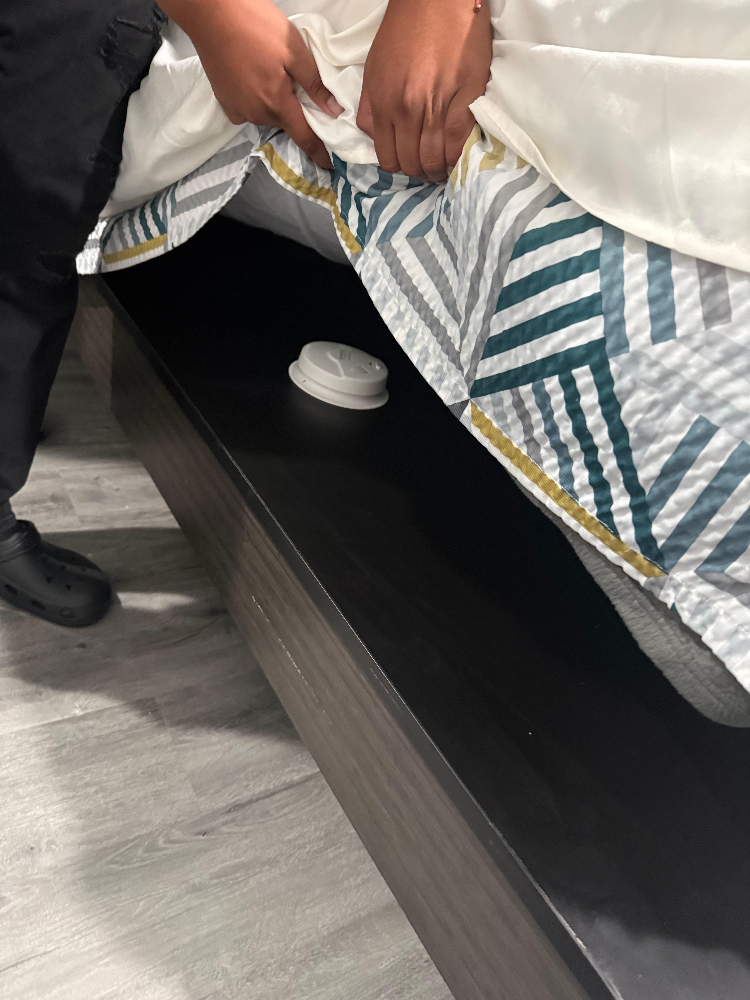 this is when we find the smoke detector 