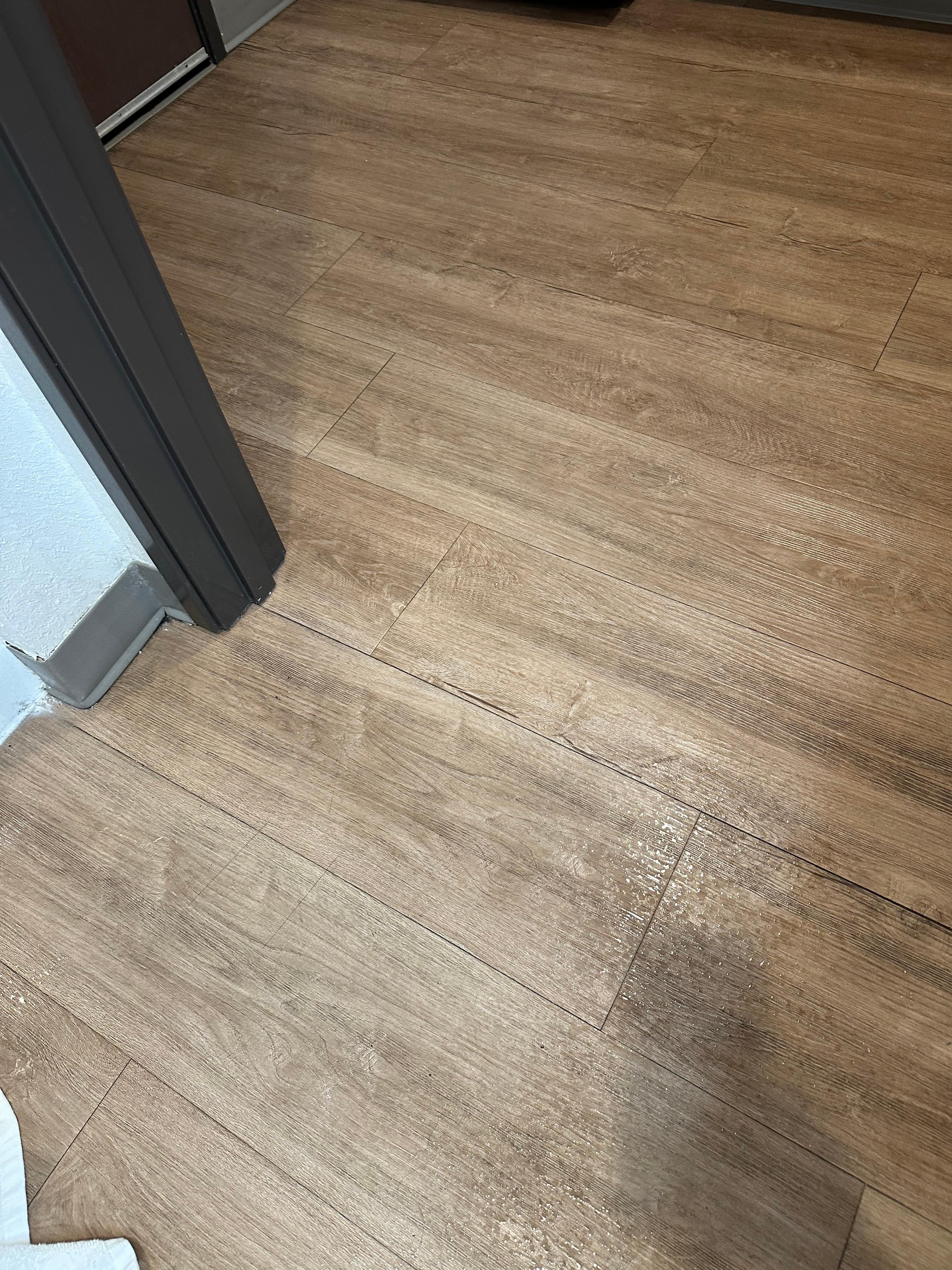 Water in spite of me sealing shower curtain. Video won’t attach. 