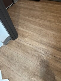 Water in spite of me sealing shower curtain. Video won’t attach.