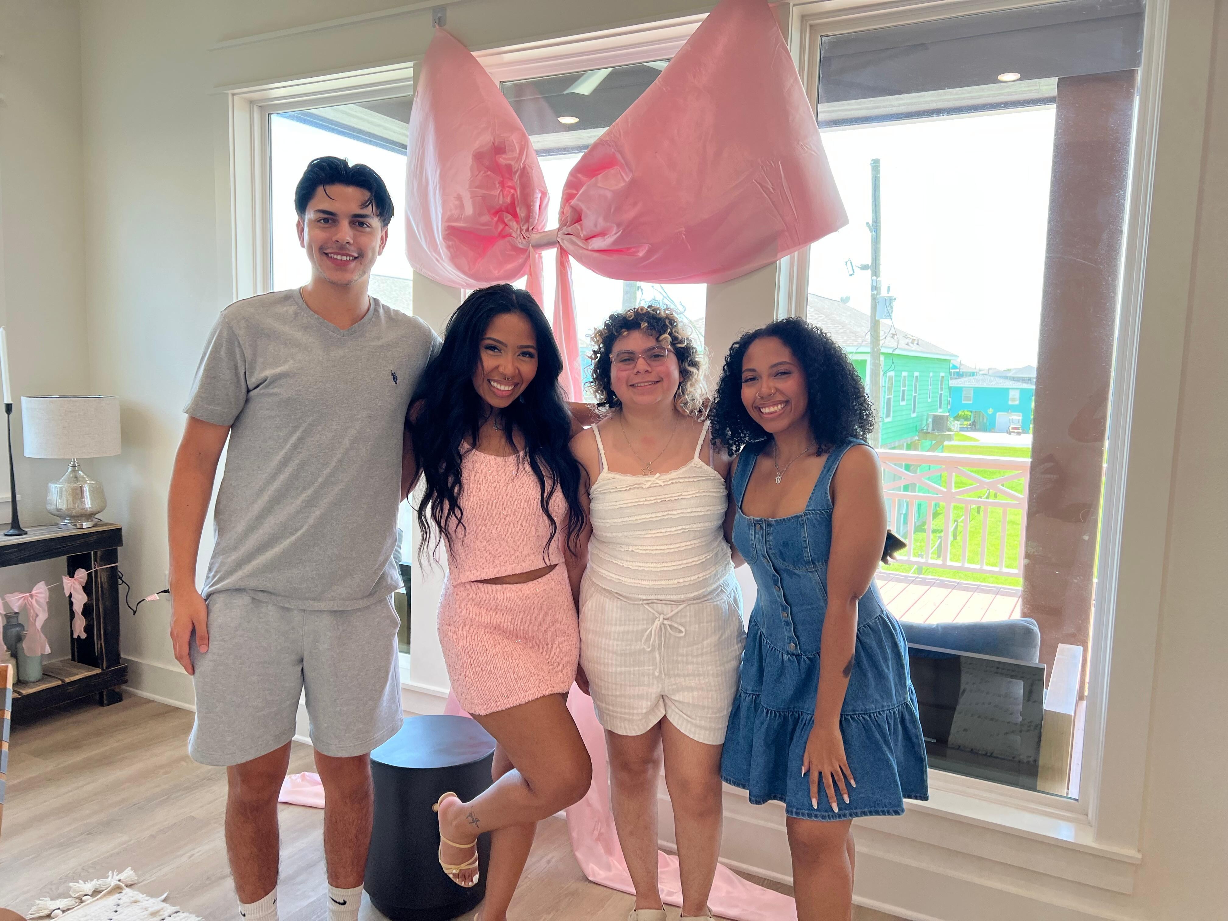 Kori, “birthday girl”, with family and friends.