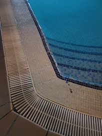Dirty pool, missing tiles, mould ......