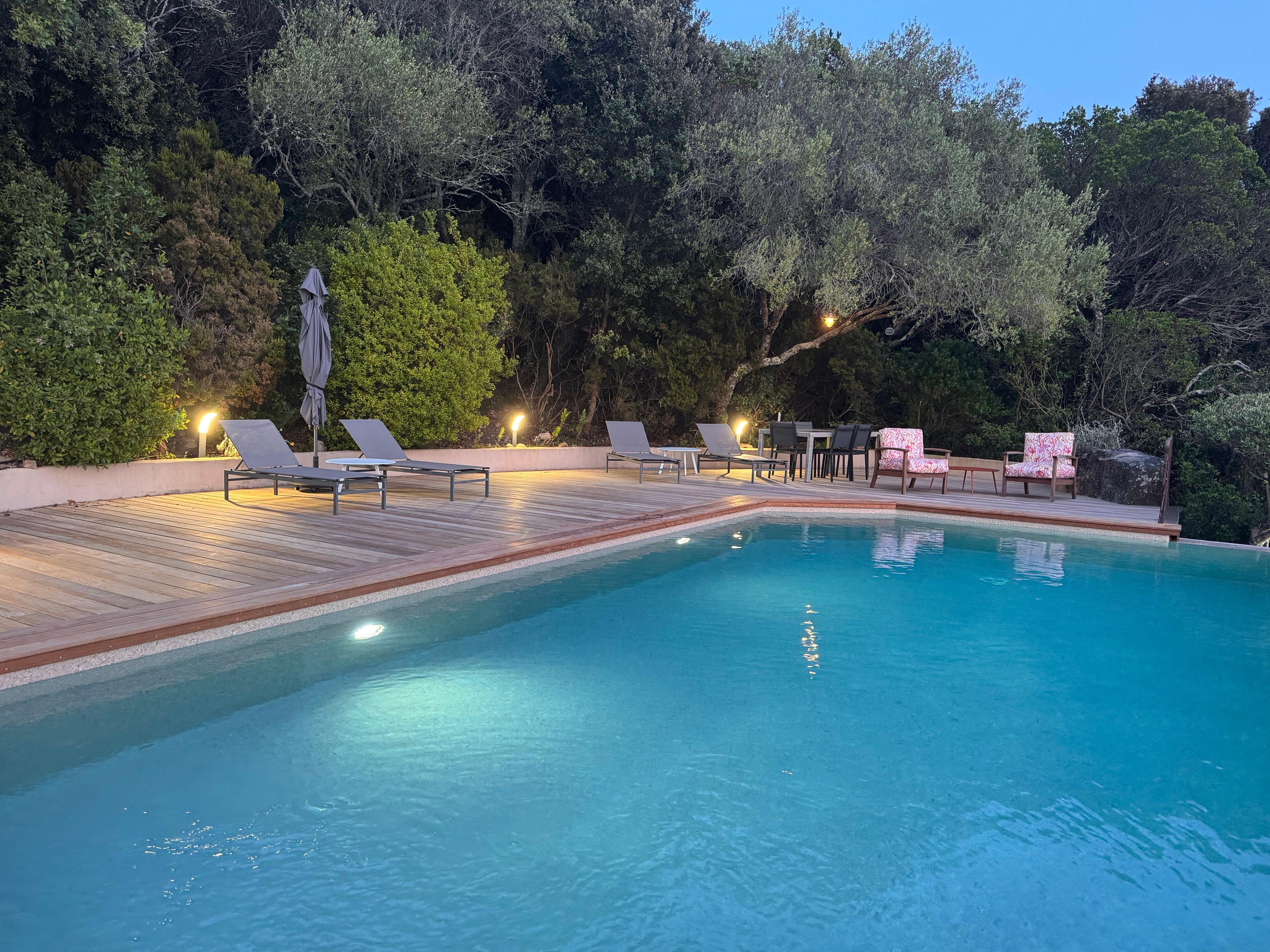 Pool by night