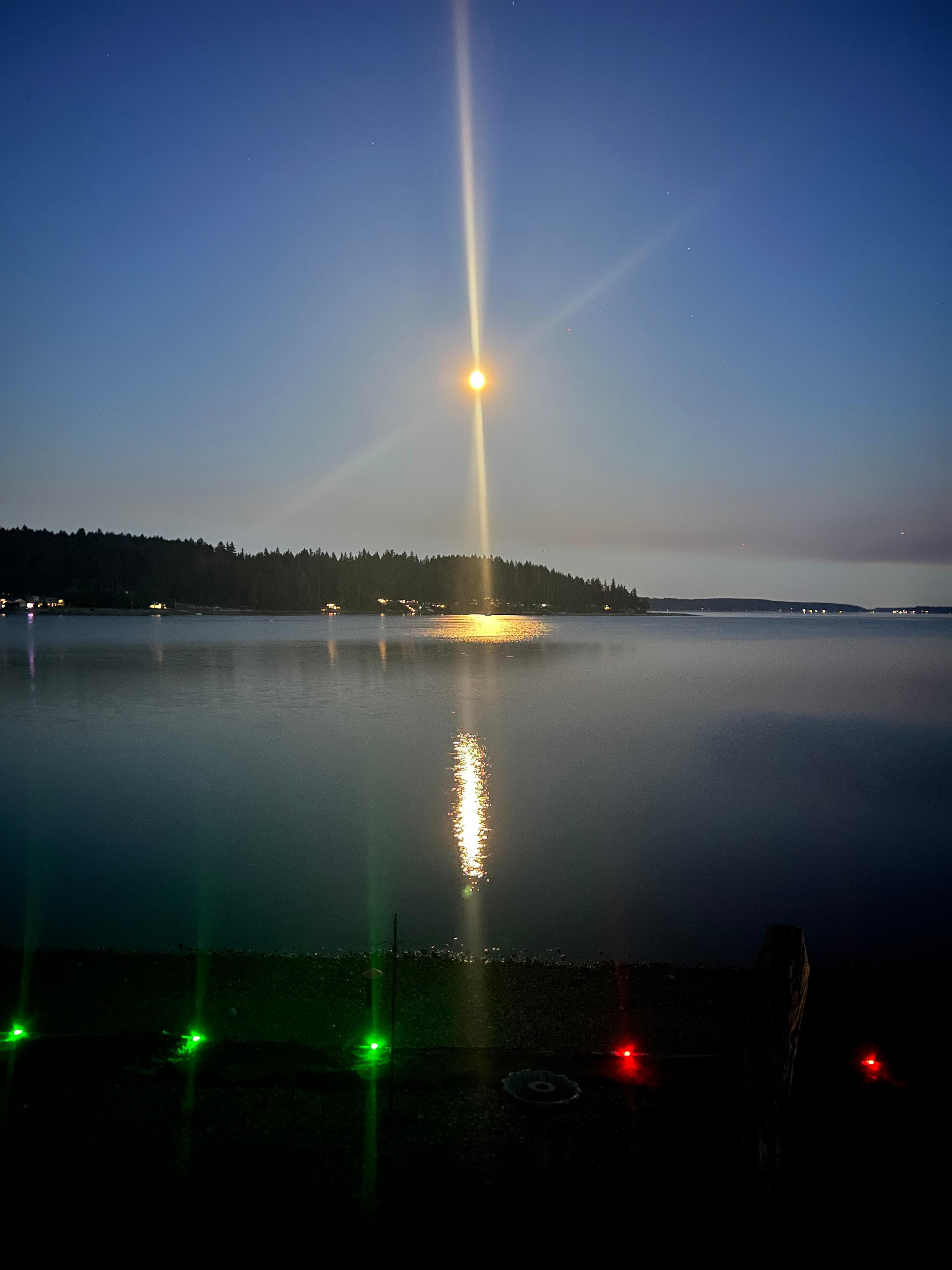 Almost full moon