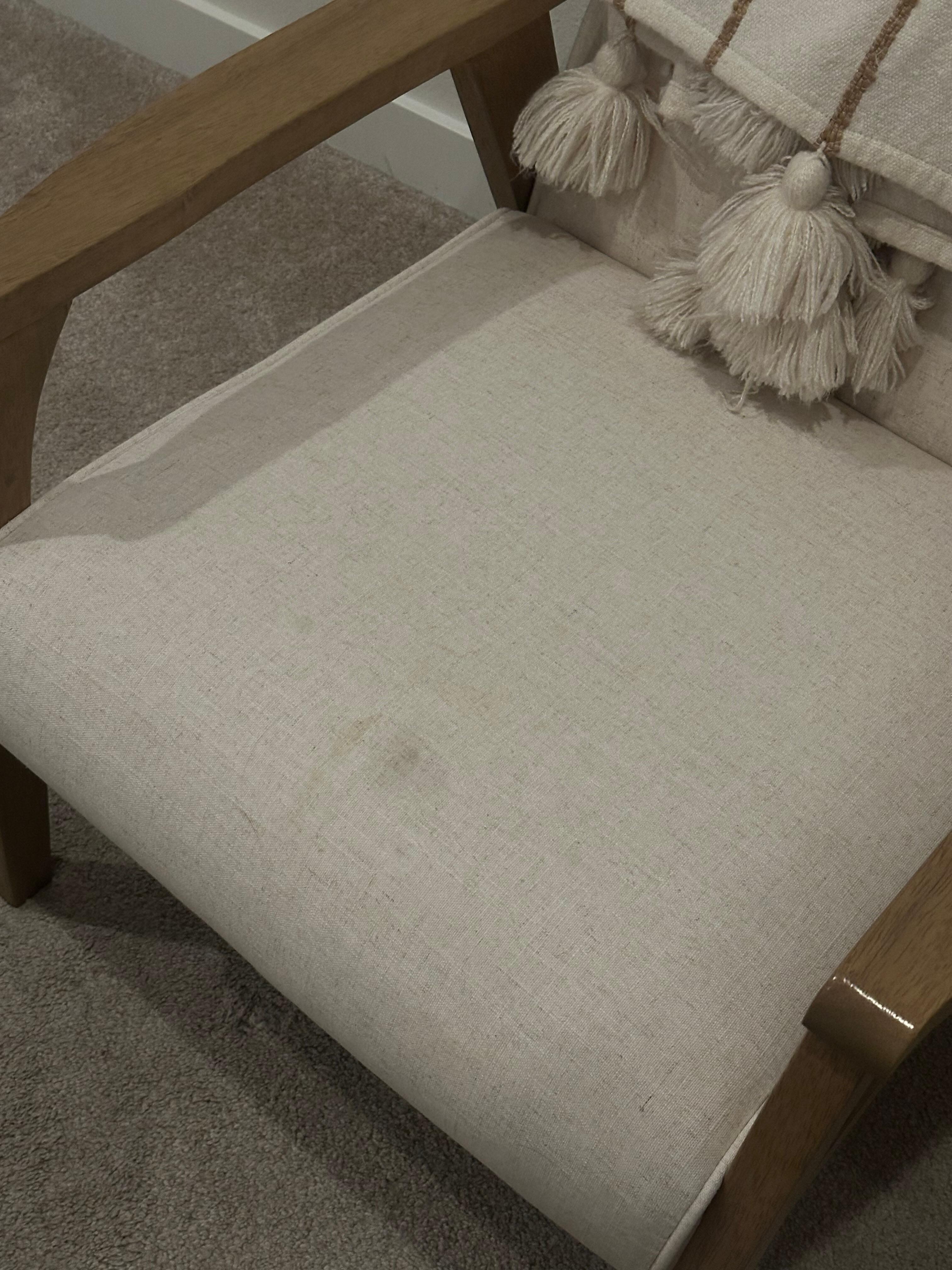 Master bedroom chair.