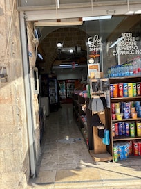 View from the roof. Ultra close view of the Dome of the Rock and the Holy Seplucher Church