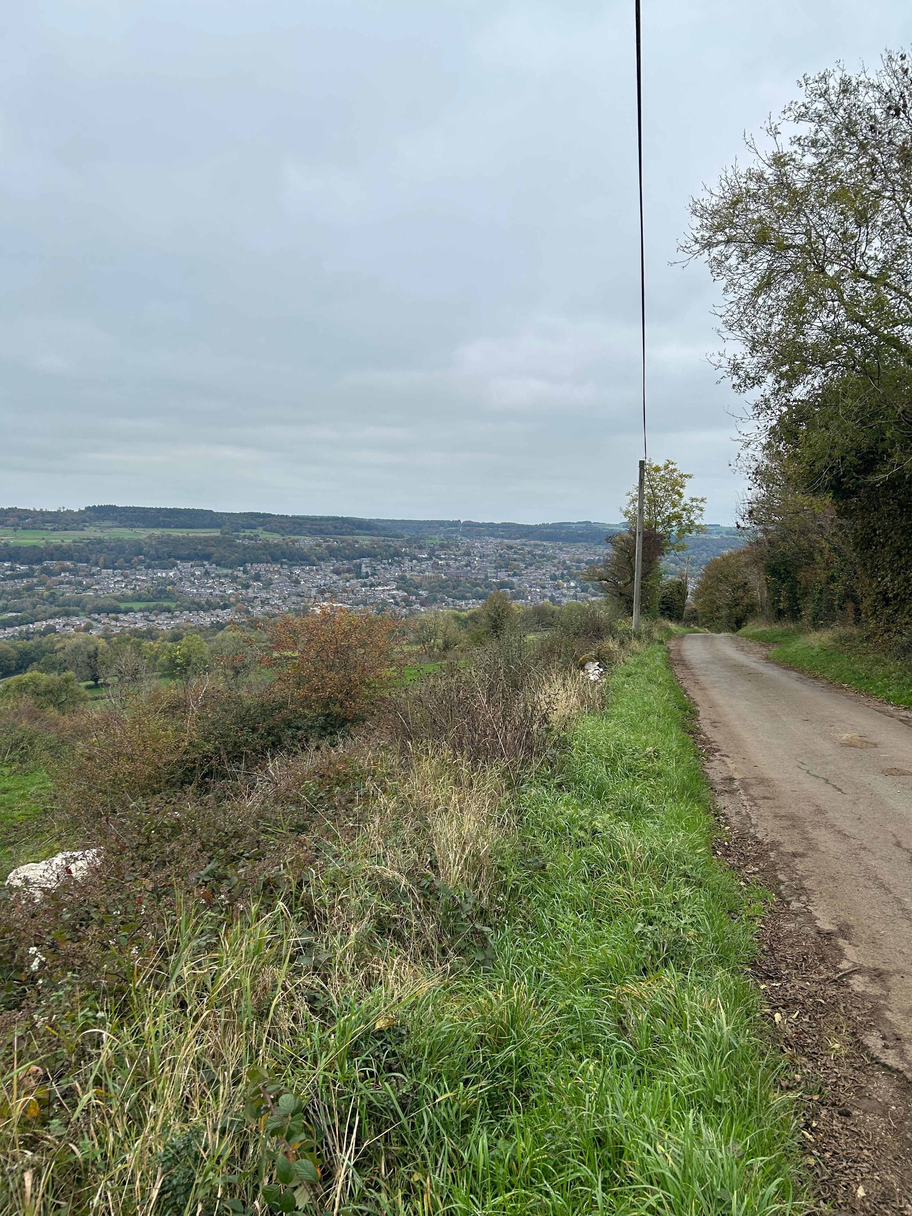 View from Bonsall overlooking Matlock 