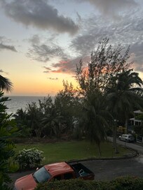 Sunrise view from the deck.