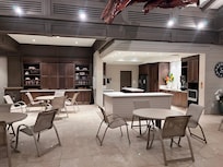 Pool pavillion kitchen