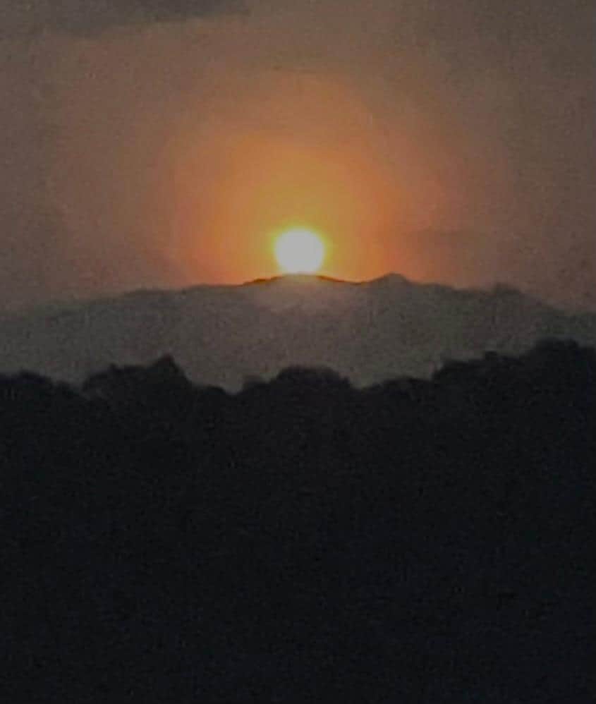 Rising Moon View from top deck