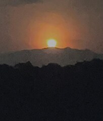 Rising Moon View from top deck