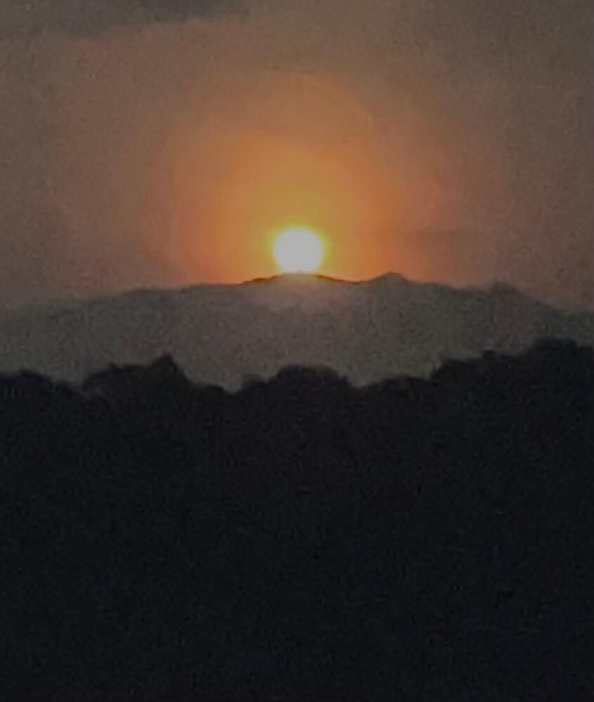 Rising Moon View from top deck