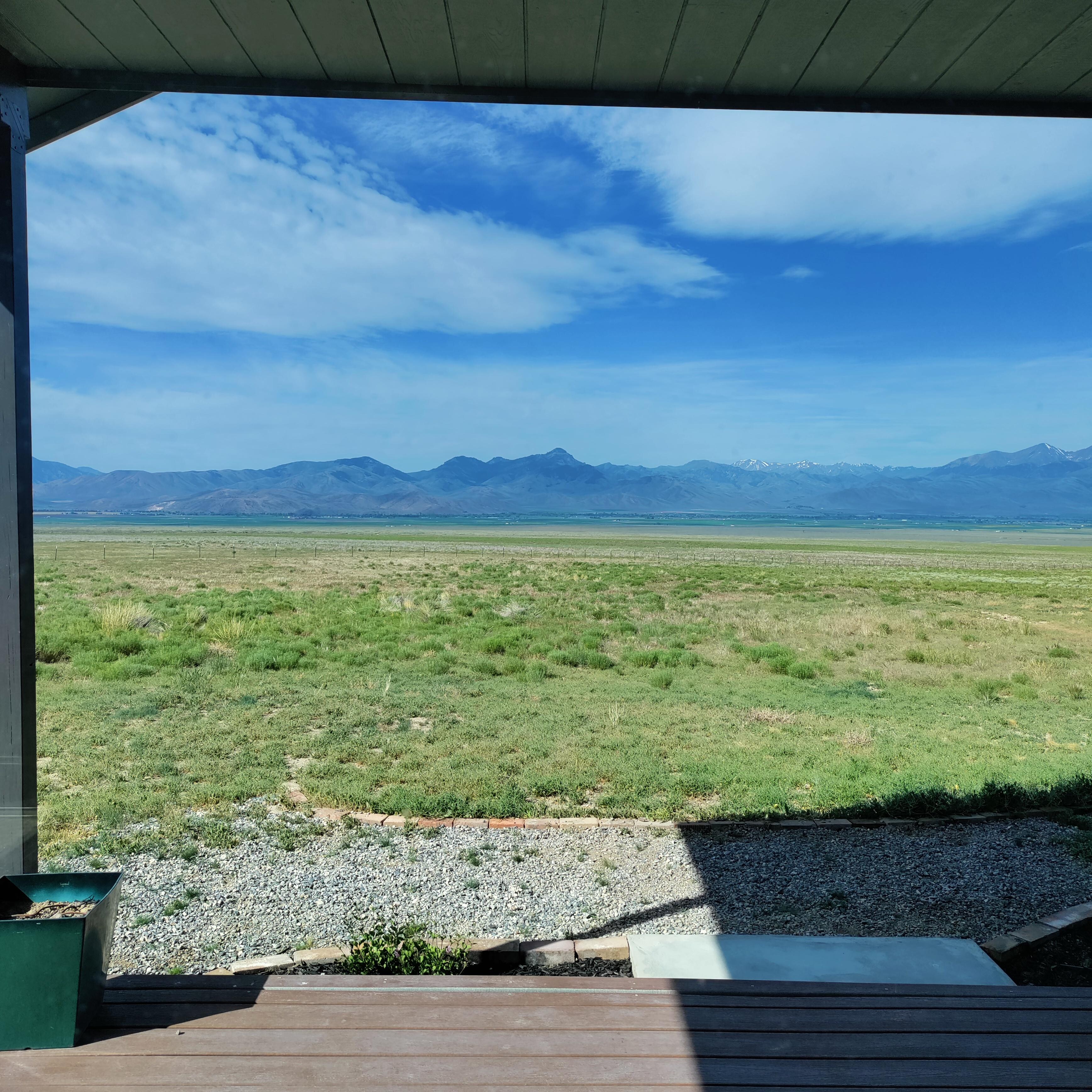 View from the front porch.