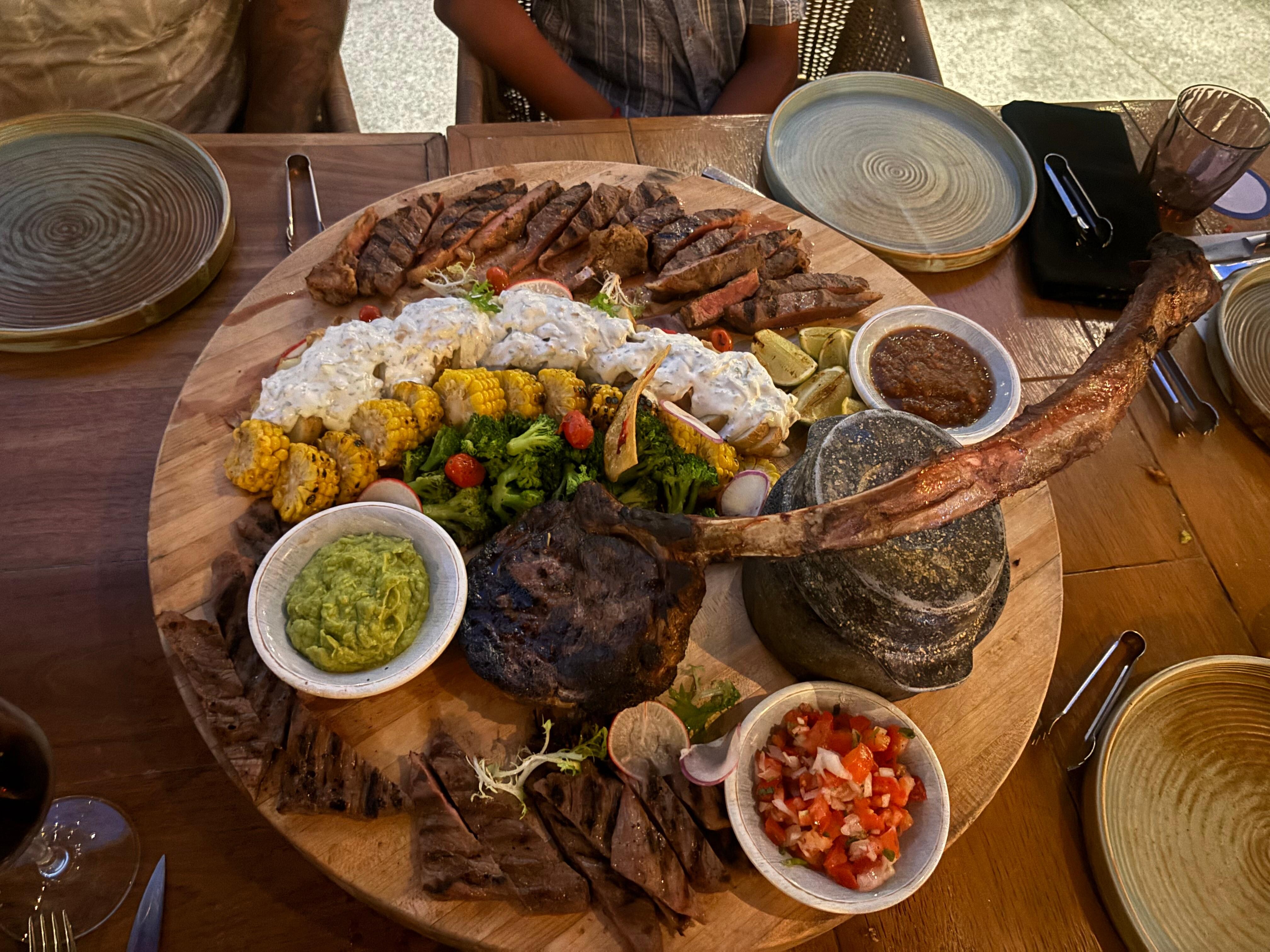 Special last night in Cancun Dinner coordinated by staff, Julio, chef Ixayana and manager Roni