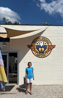 Visited the brewery which sits quietly above bike trail and frequented by families and tourists alike.
