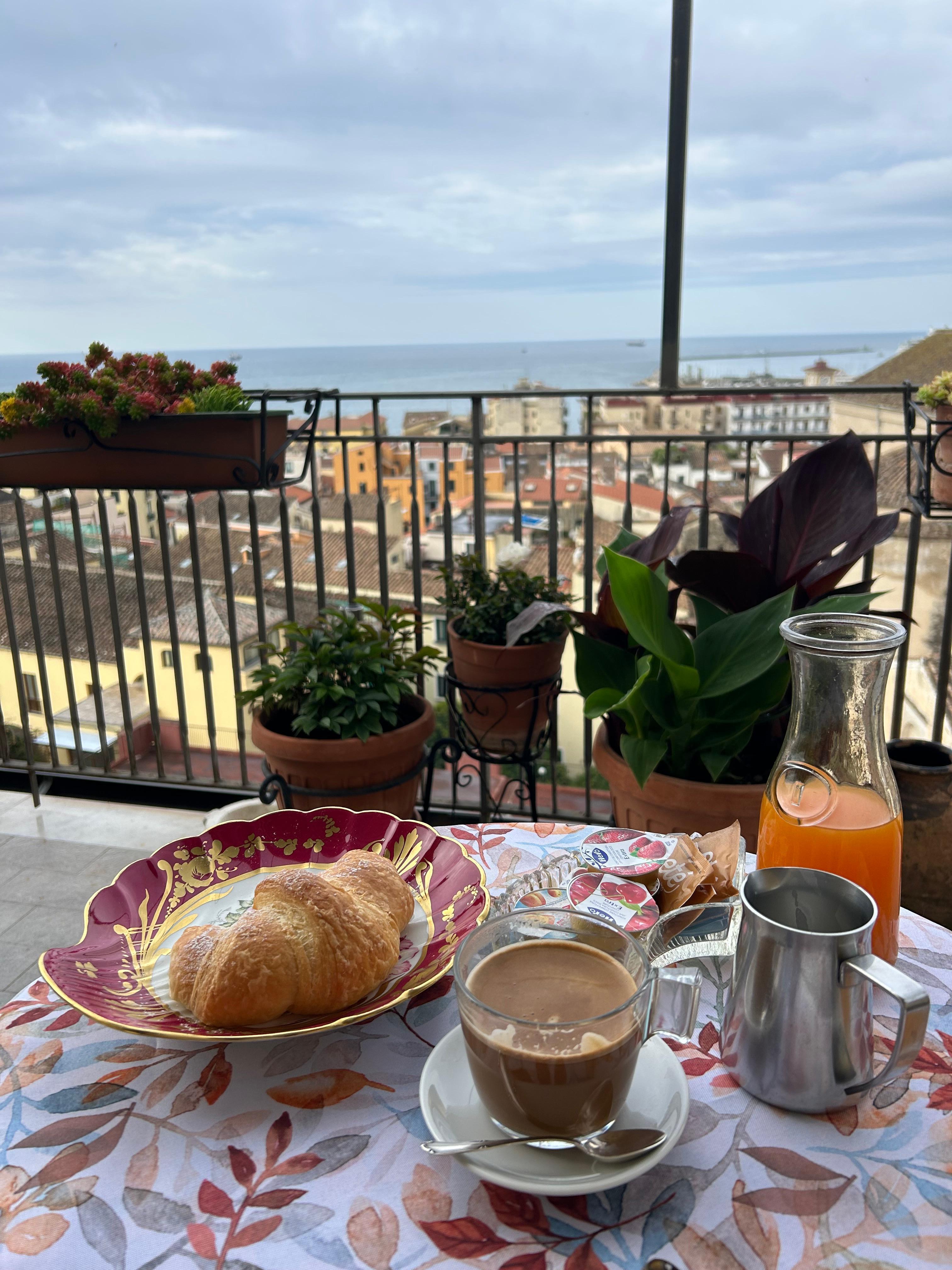 Breakfast with a view