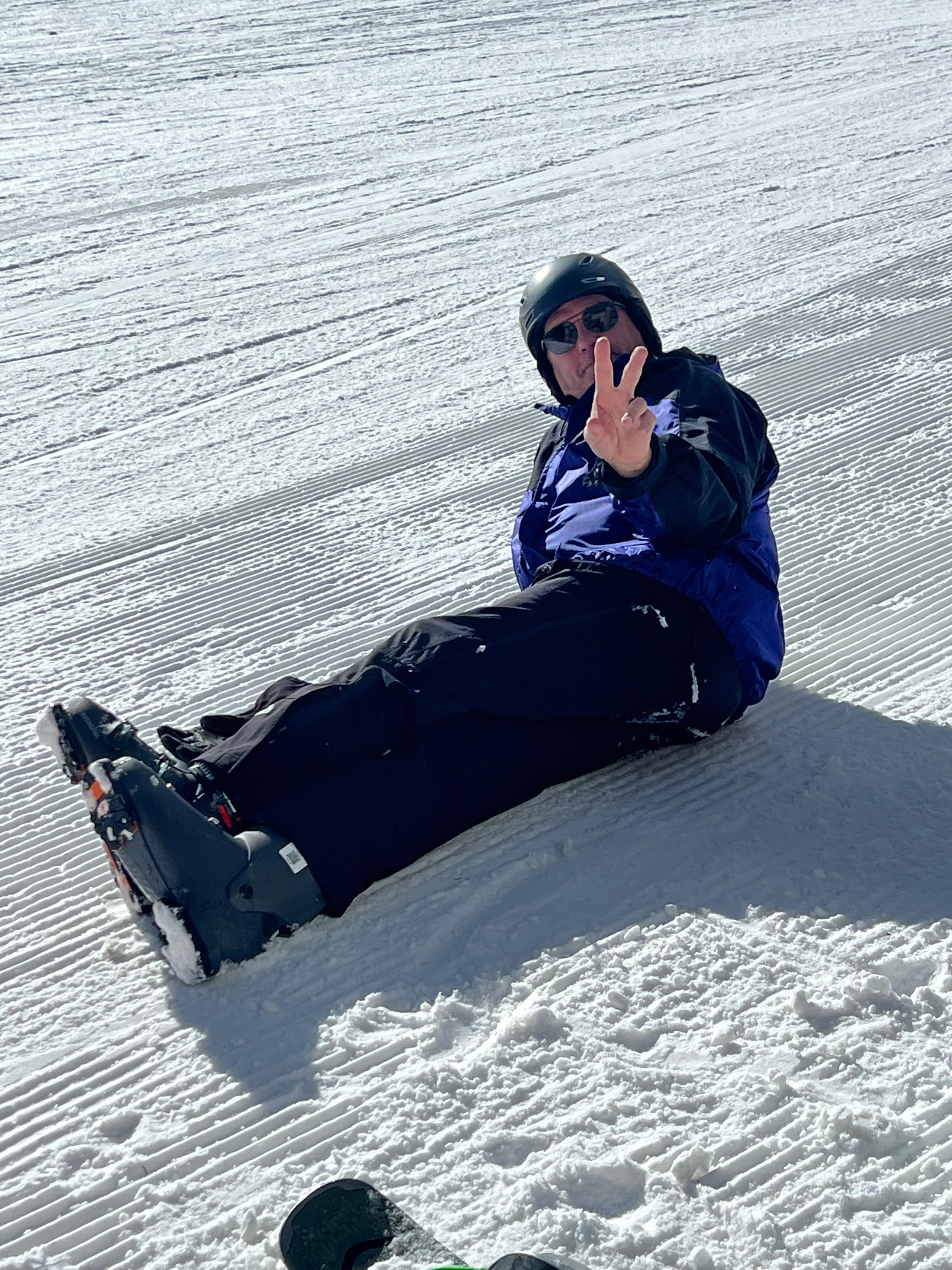 Papa loving the convenience as well!