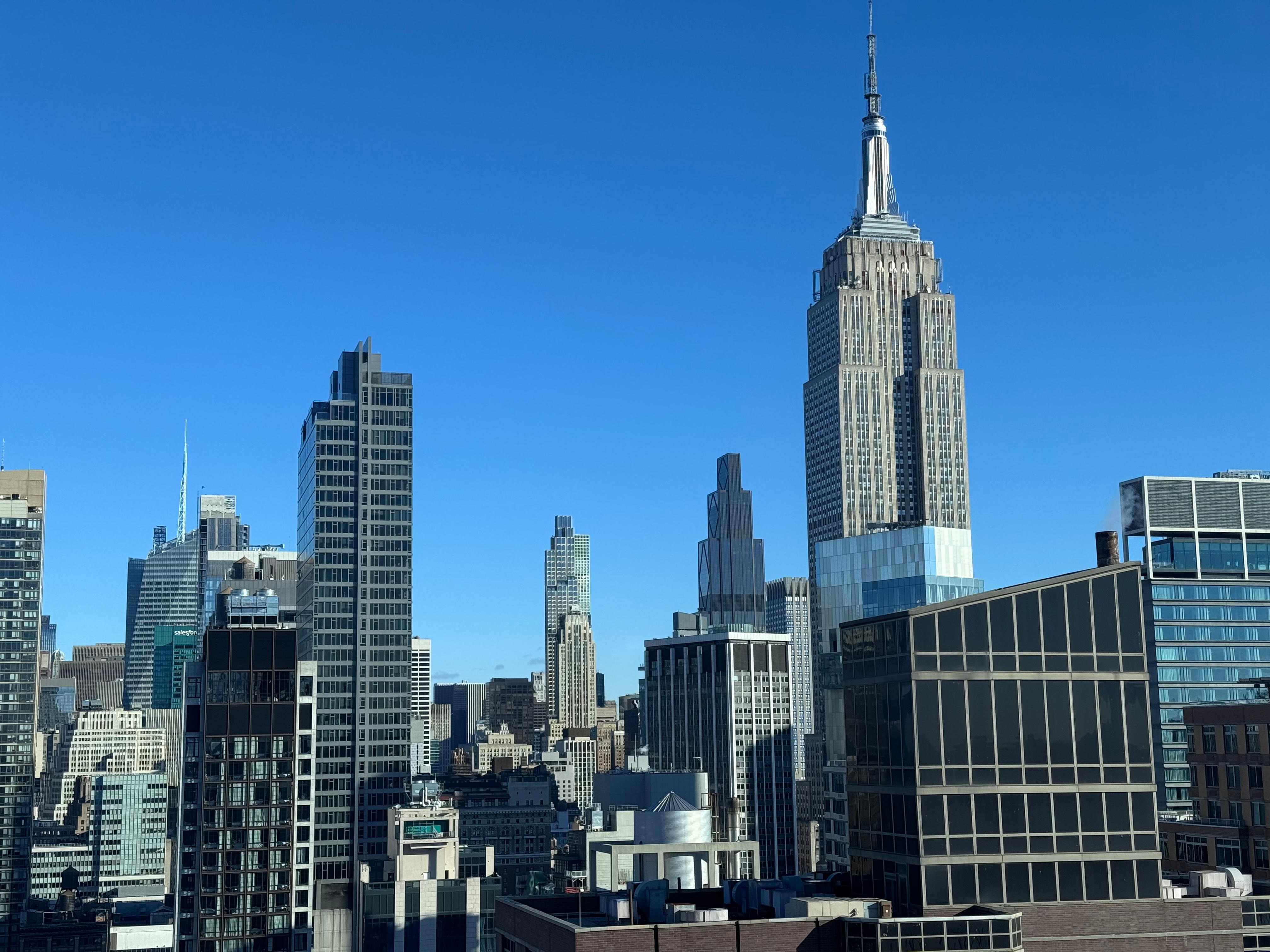 Utsikt uptown från 35:e våningen 