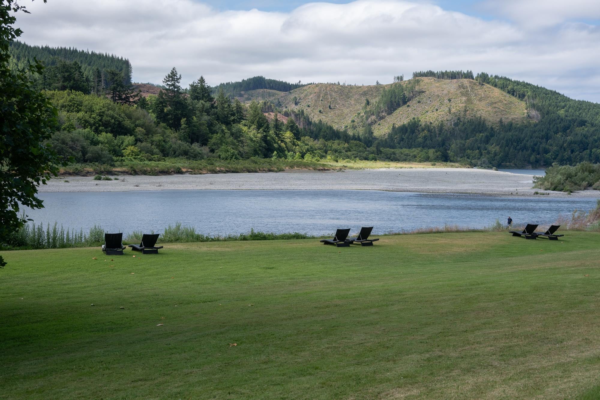 View of the river