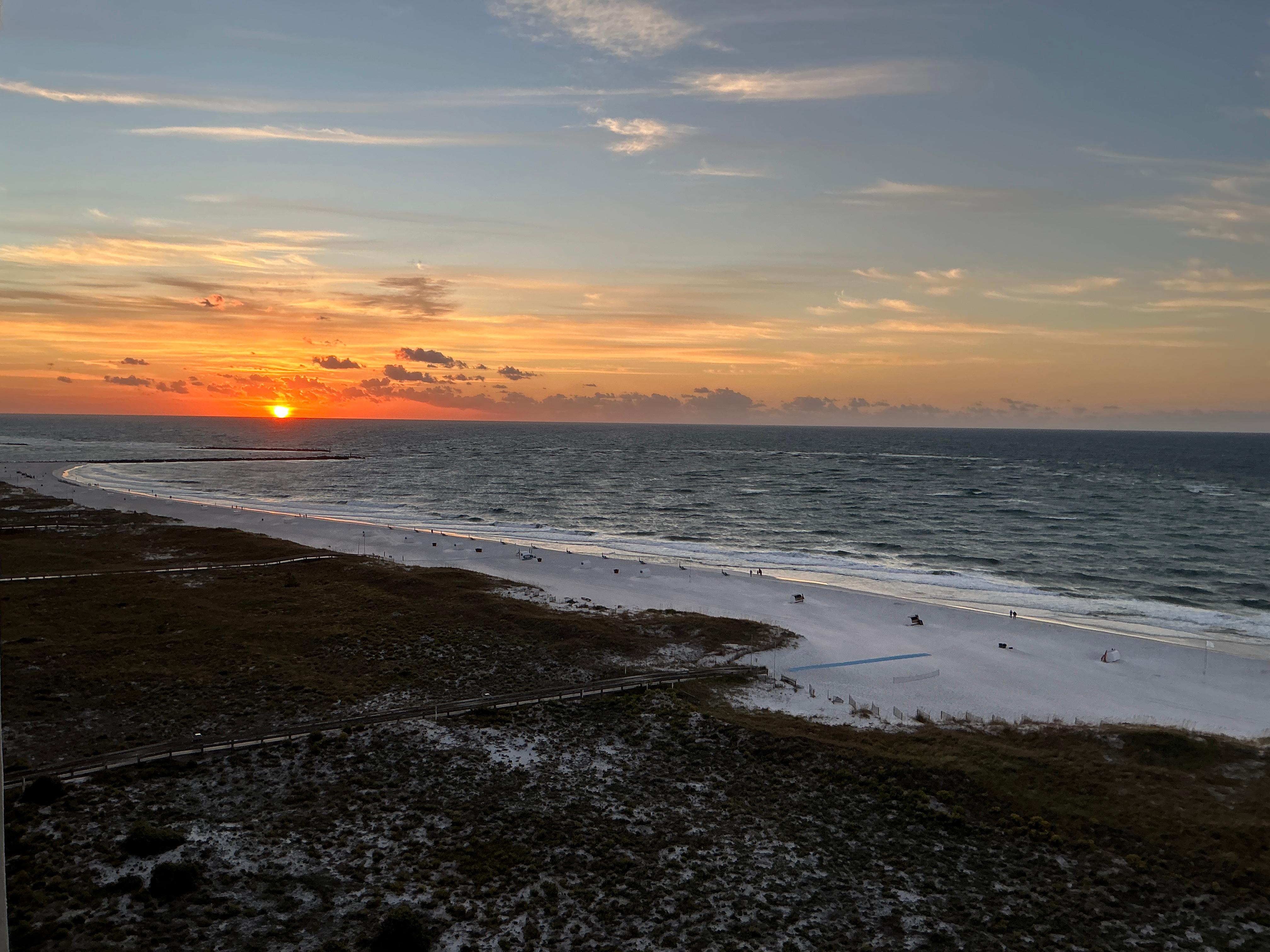 Sunrise from our condo!