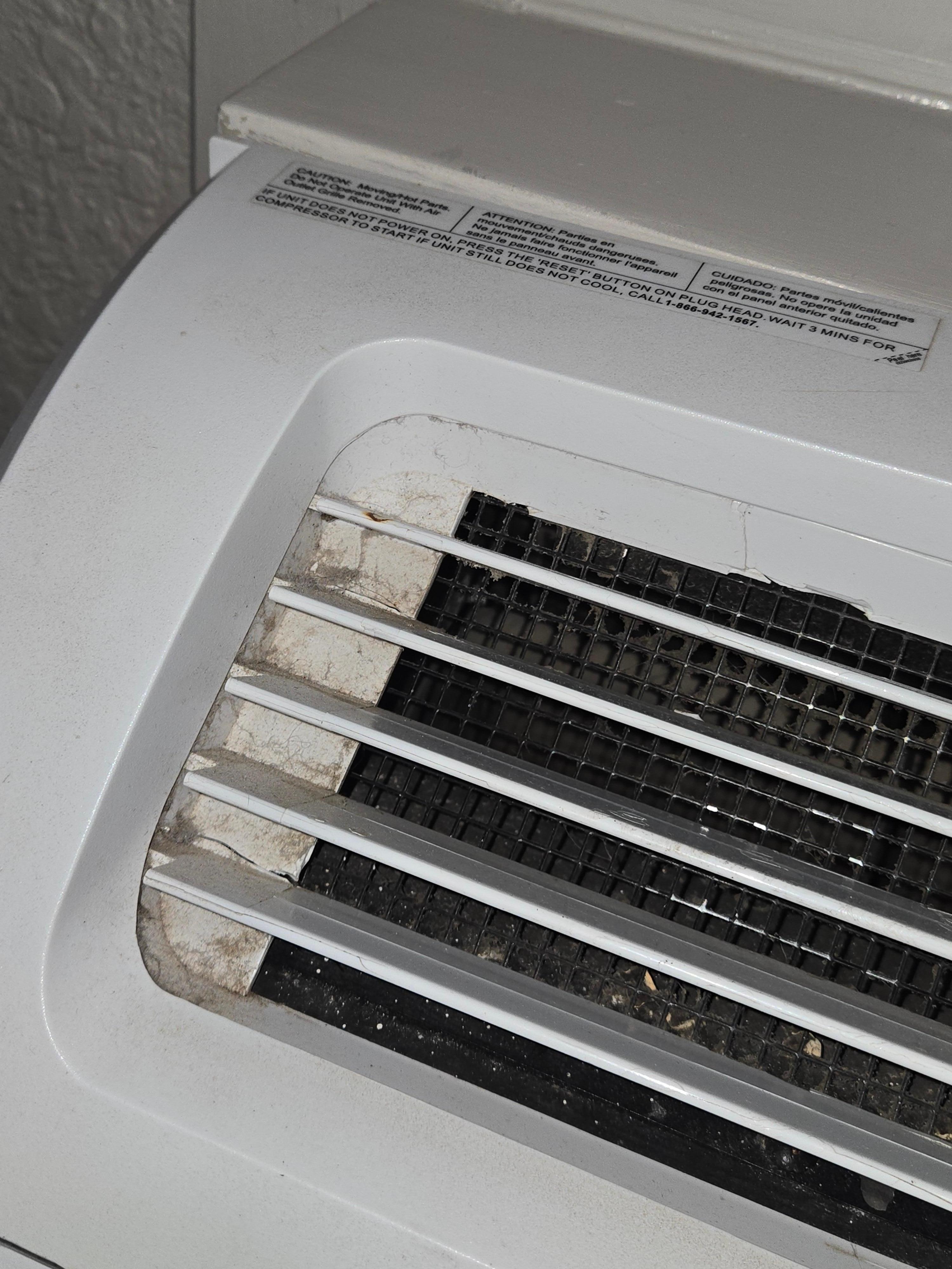 dirty A/C unit