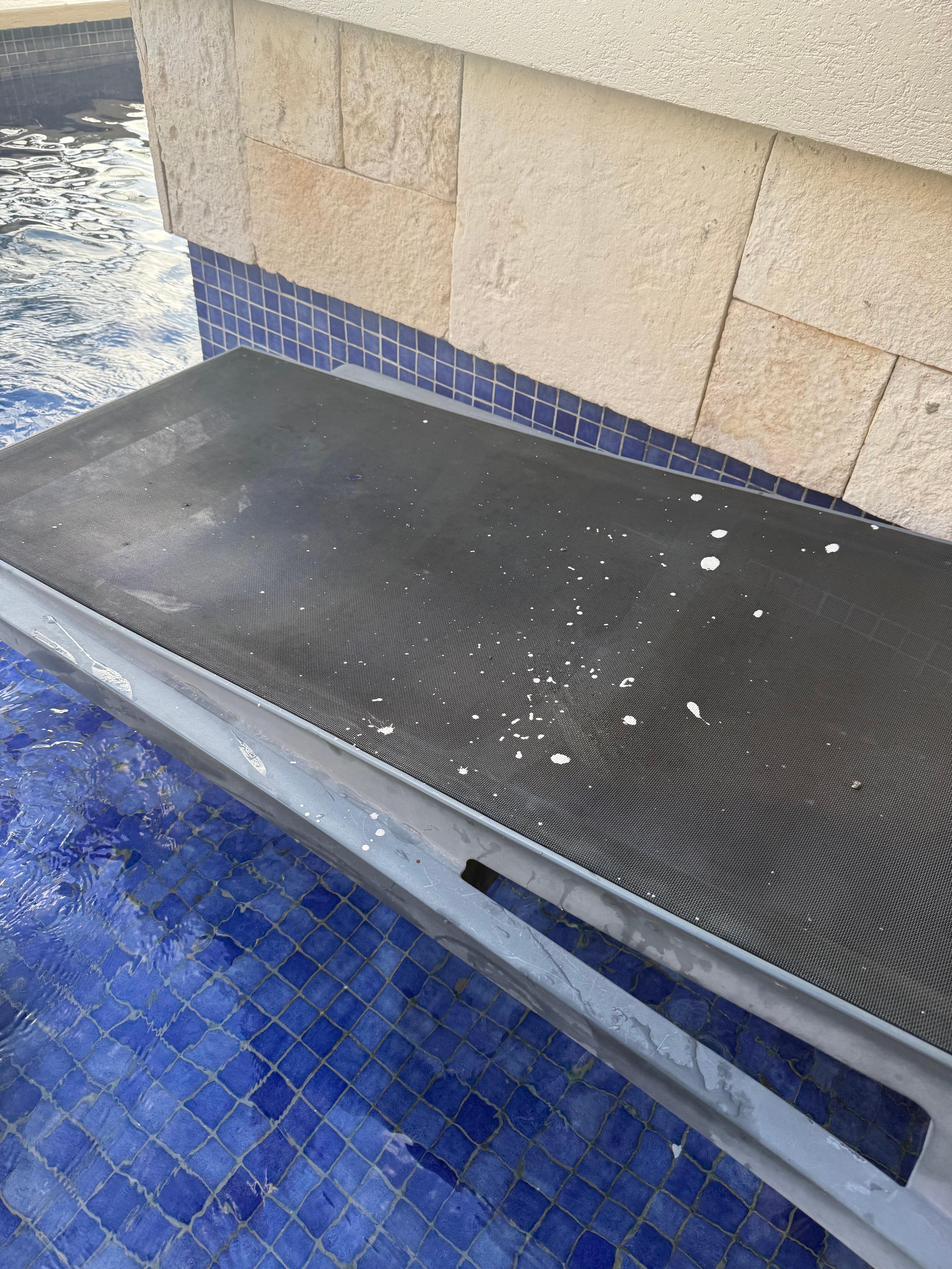 Paid extra for a swim out room I couldn’t use because paint and dirt were all over the furniture. 