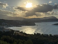 La vue depuis lâhĂŽtel