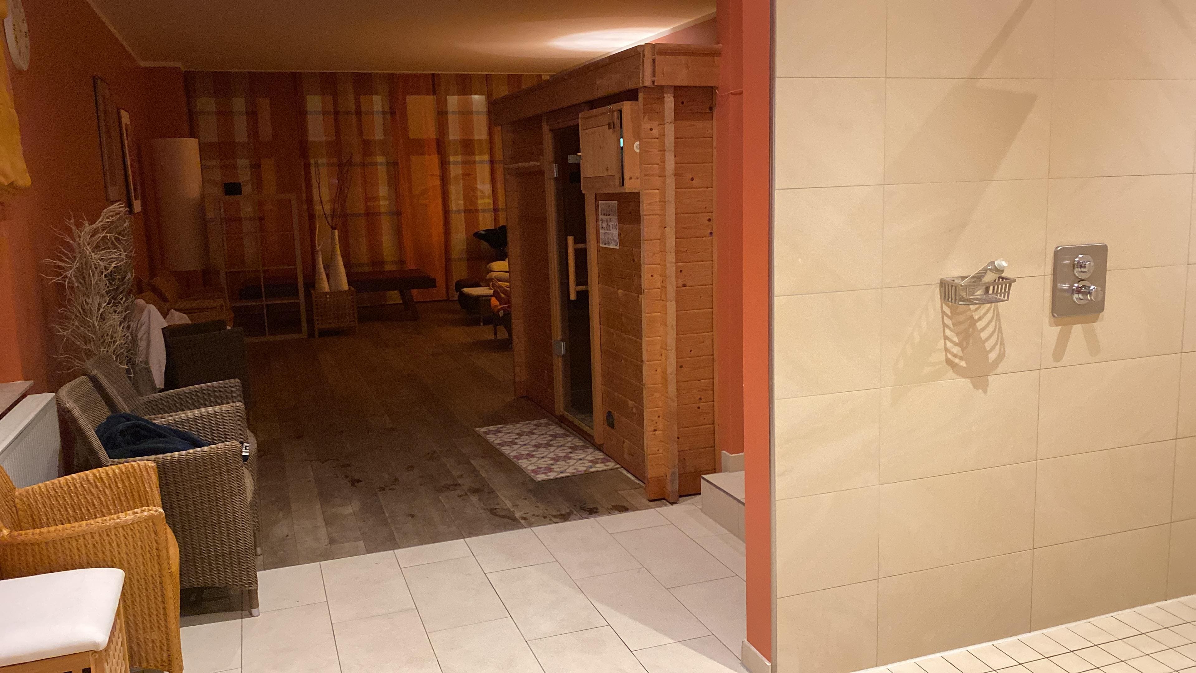 Kleiner Wellnessbereich