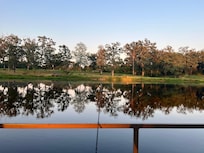 From fishing dock