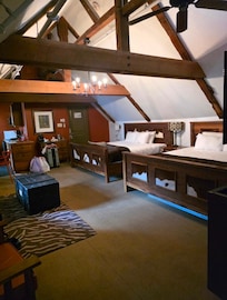View inside loft room
