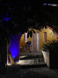 Outside our romantic suite